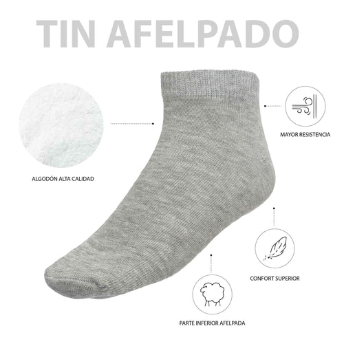 Tines Largos Algodón 6 pares - Don Calcetín