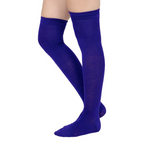 Calceta Larga Medieta Lisa Violeta