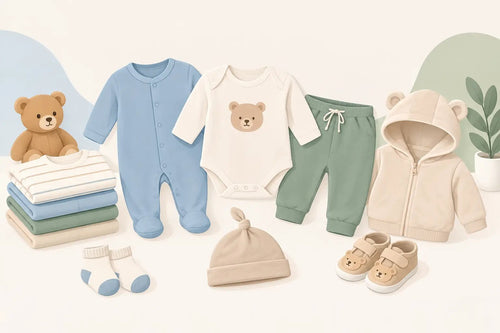 Básicos de ropa para bebé que sí vas a usar - Don Calcetín