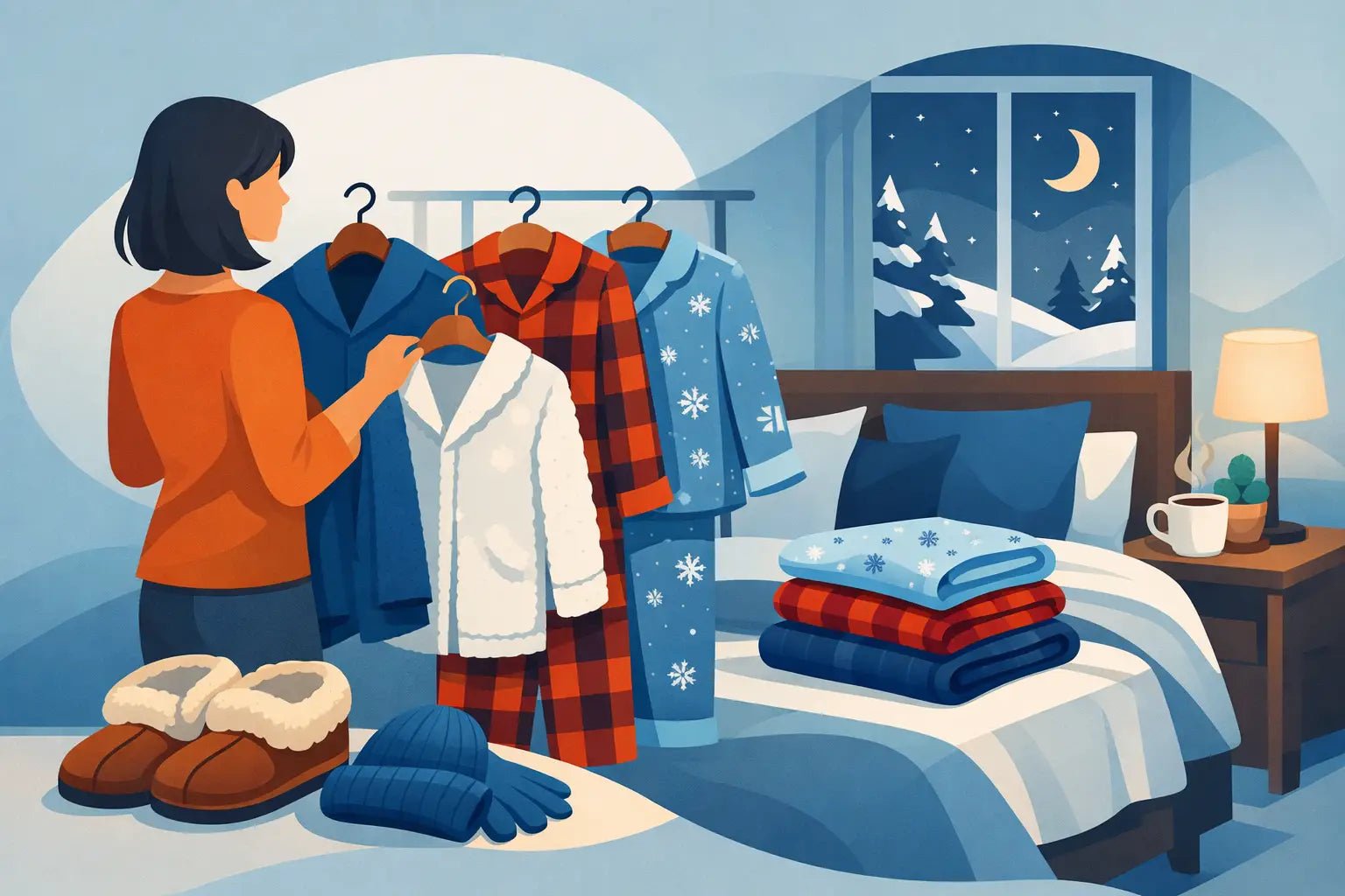 Cómo elegir pijamas para invierno que sí abriguen - Don Calcetín