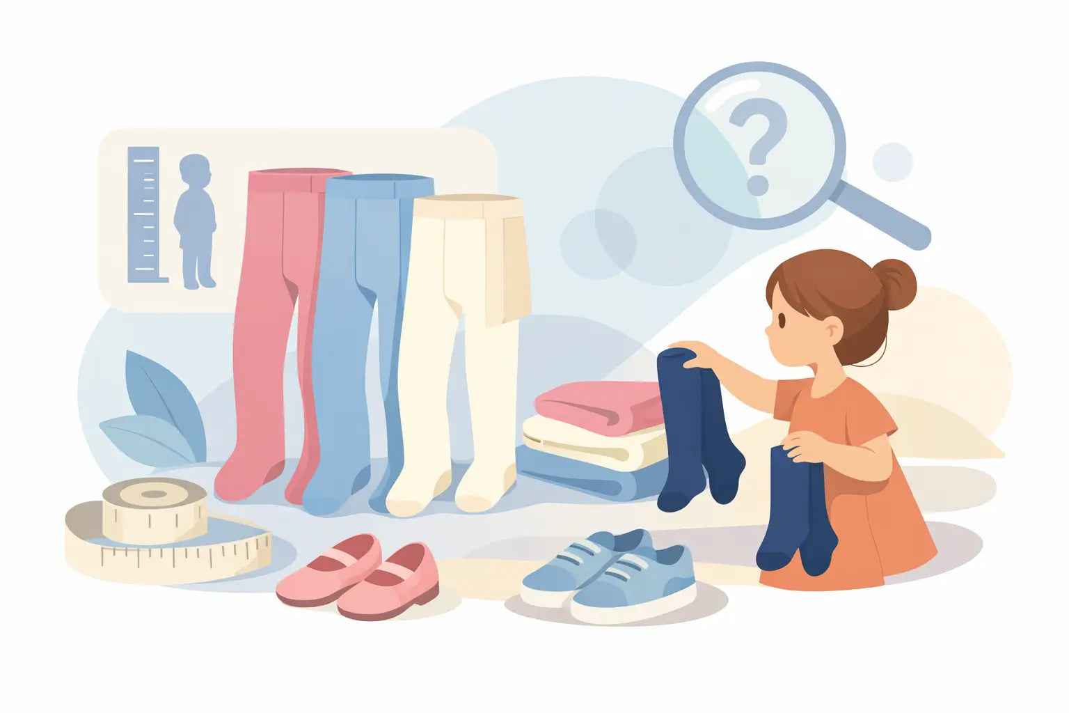 Cómo elegir talla de leotardos infantiles - Don Calcetín