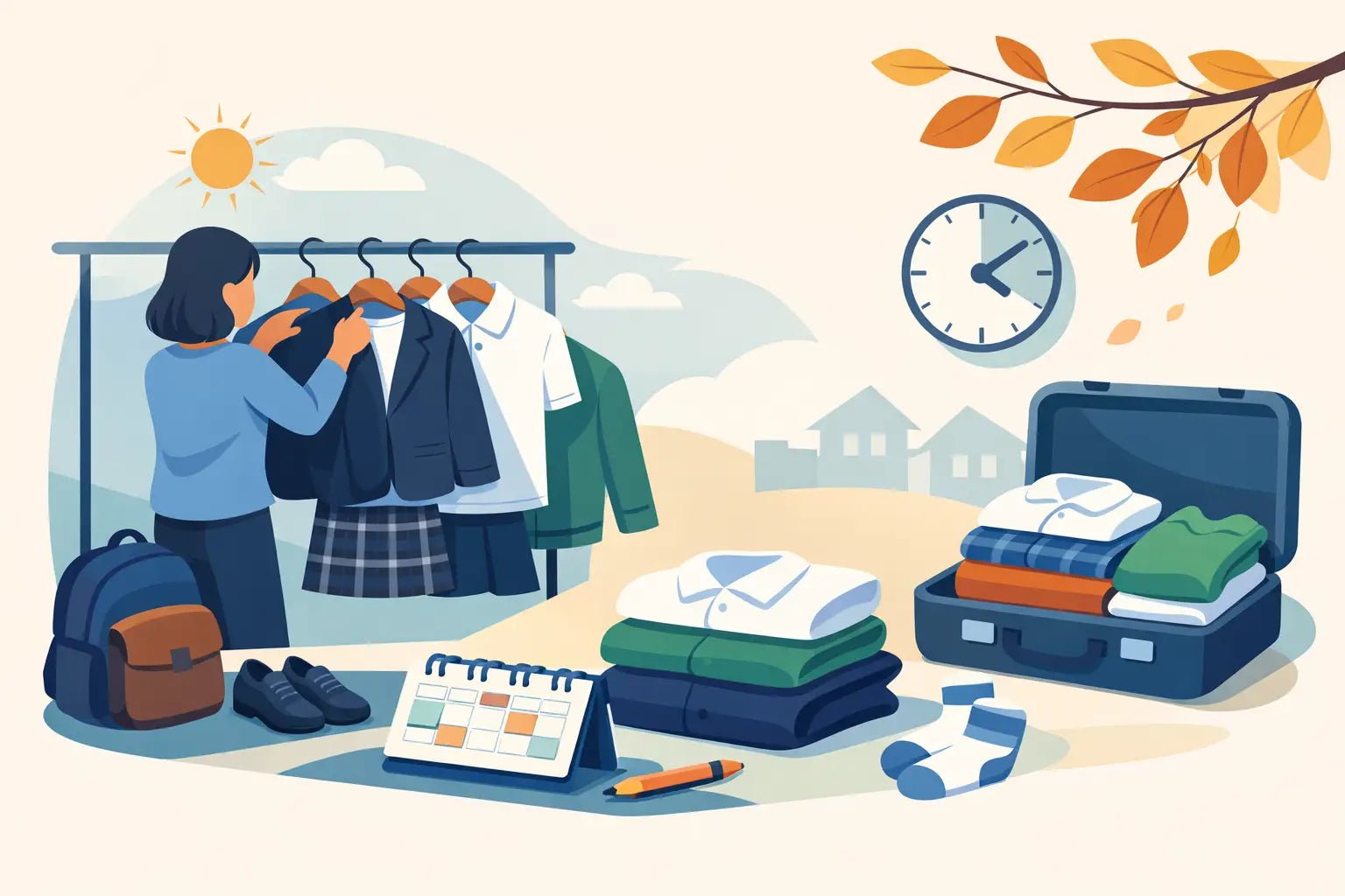 Cómo preparar uniformes para septiembre sin prisas - Don Calcetín