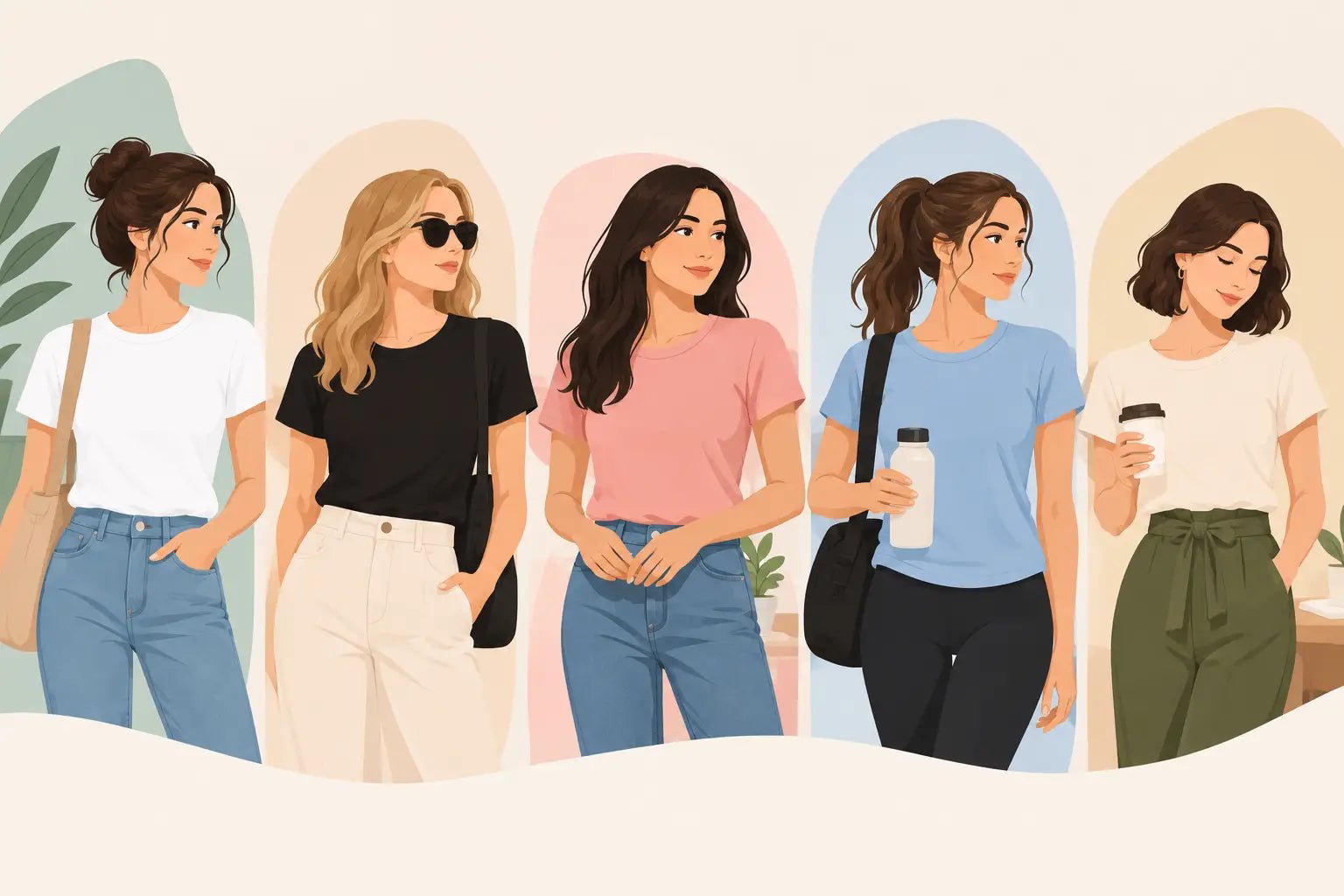 Mejores playeras para mujer para cada día - Don Calcetín