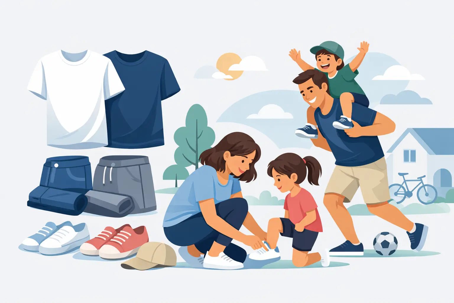 Ropa básica que aguanta el ritmo de tu familia - Don Calcetín