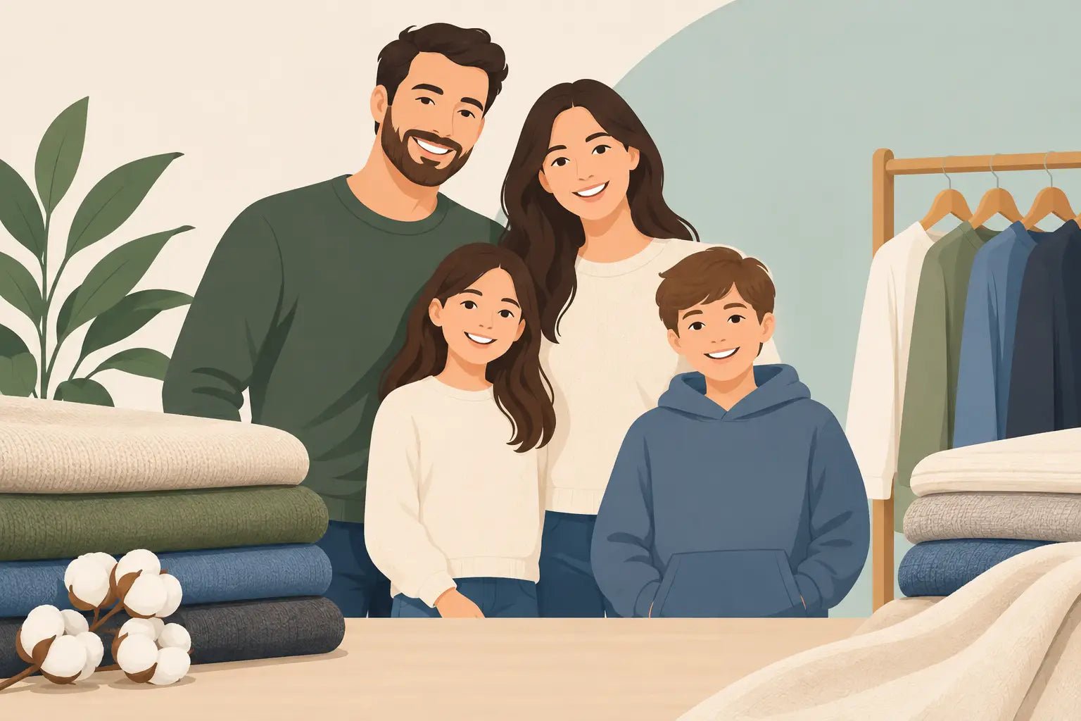 Textiles duraderos para vestir a toda la familia - Don Calcetín