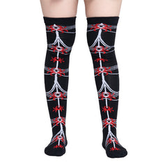 Calceta Larga Medieta Arañas Rojas