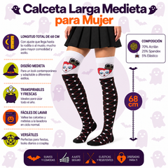 Calceta Larga Medieta Cartas Reyna by Don Calcetín