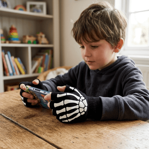 3 Pares Guantes Esqueleto para Niño - Don Calcetín