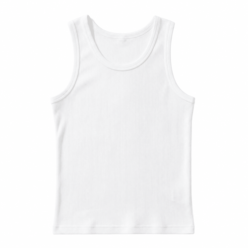 3 Pzs. Camiseta Blanca Tirante Grueso Niño - Don Calcetín