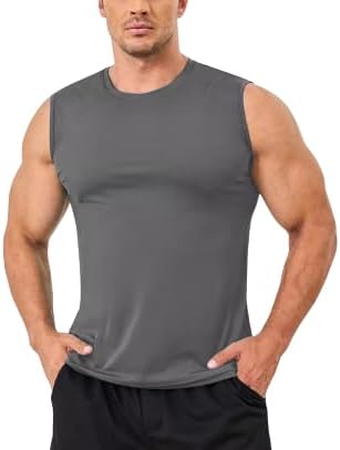 Camiseta Deportiva Fit Sin Manga Algodón Orgánico Gym Casual