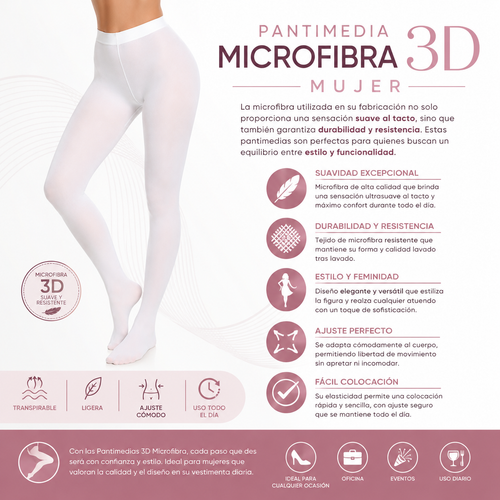 Pantimedia Microfibra 3D Mujer by Don Calcetín