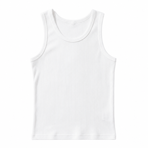Camiseta Blanca Tirante Grueso Niño 3 Piezas by Don Calcetín