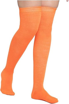 Calceta Larga Medieta Lisa Algodón Varios Colores Fashion 3 Piezas