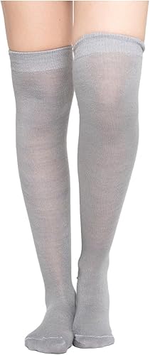 Calceta Larga Medieta Lisa Algodón Varios Colores Fashion 3 Piezas