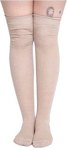 Calceta Larga Medieta Lisa Algodón Varios Colores Fashion 3 Piezas