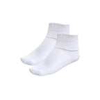 6 Pares Calceta Tobillera Escolar Liso Niña - Don Calcetín