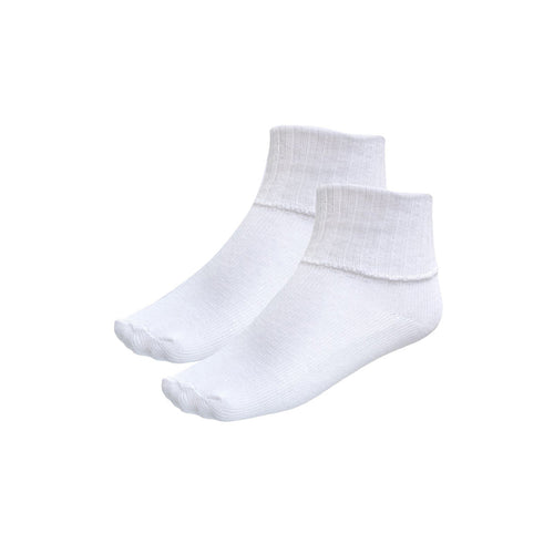 6 Pares Calceta Tobillera Escolar Liso Niña - Don Calcetín