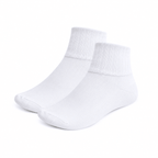6 Pares Calceta Tobillera Escolar Liso Niña - Don Calcetín