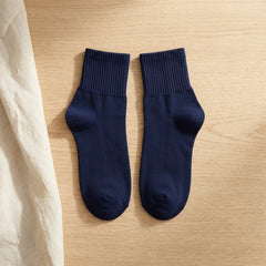 6 Pares Calceta Tobillera Escolar Liso Niña - Don Calcetín