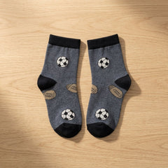 6 Pares Calceta Tobillera Estampado Variado Niño - Don Calcetín