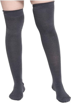 Calceta Larga Medieta Lisa Algodón Varios Colores Fashion 3 Piezas