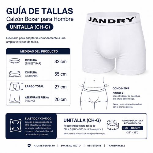 3 Pzs. Boxer Brief Stretch Microfibra by Don Calcetín