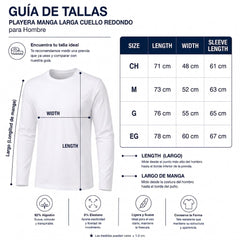 Playera Manga Larga Cuello Redondo by Don Calcetín