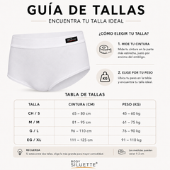 Pantaleta 3/4 Moldea Figura Body Siluette by Don Calcetín