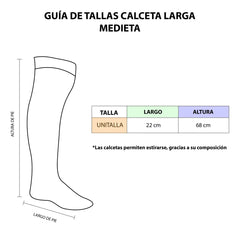 Calceta Larga Medieta Navideña Grinch Santa Algodón Calidad