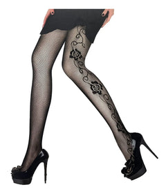 Media Malla Sexy De Red Mujer Varios Diseños Transparente