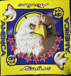12 Paliacate Bandana Estampado Aguilas Del America Campeón