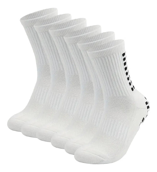 6 Pares Calceta Deportiva Antiderrapante Hombre Gym Pilates