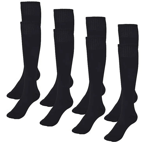 Calceta Futbol Soccer Larga Colores Medias De Deporte 4pares