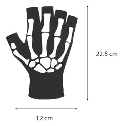 3 Pares Guantes De Esqueleto Hombre Halloween Disfraz