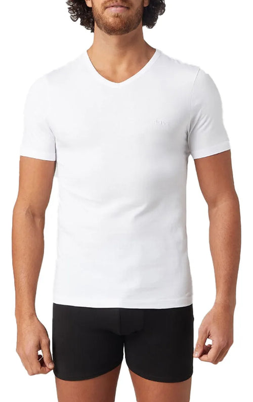 Pack 3 Piezas Playera Manga Corta Hombre Algodón Cuello V Everlast