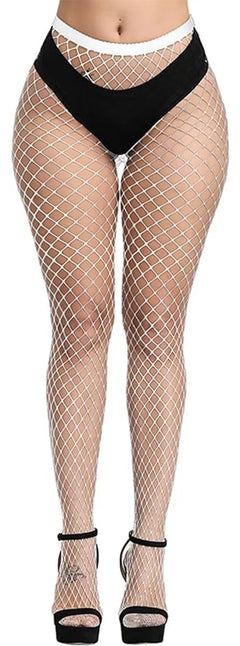 Media Malla De Red Encaje Sexy Mujer Nailon Alta Calidad 3 Piezas