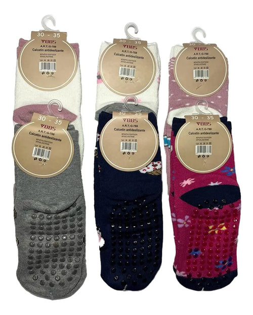 6 Pares Tines Calcetines Niña Algodón Alta Calidad Koos