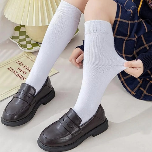 Calceta Escolar Camila Niña Algodón Calidad Suaves 12 Pares