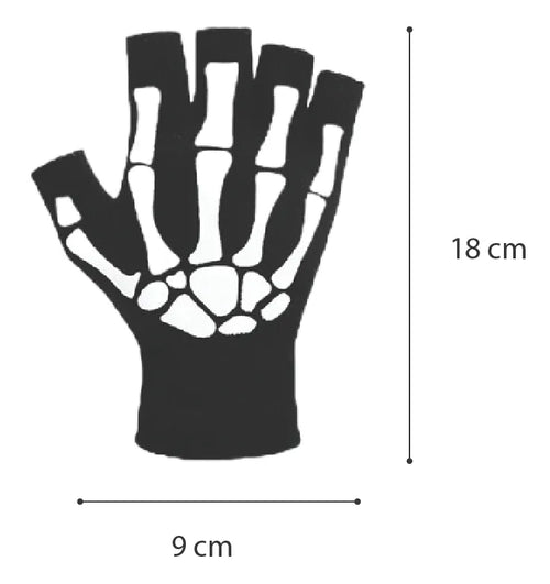 3 Pares Guantes De Esqueleto Mujer Halloween Disfraz