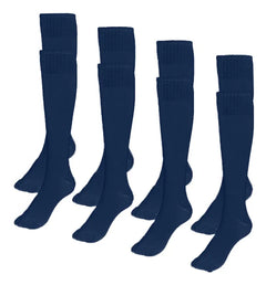Calceta Futbol Soccer Larga Colores Medias De Deporte 4pares