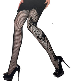 Media Malla Sexy De Red Mujer Varios Diseños Transparente