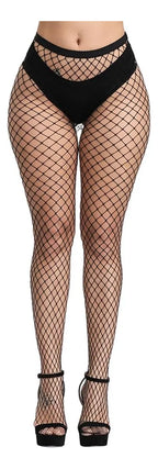 Media Malla De Red Encaje Sexy Mujer Nailon Alta Calidad 3 Piezas