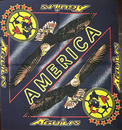 12 Paliacate Bandana Estampado Aguilas Del America Campeón