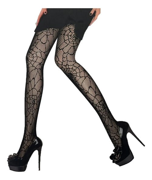 Media Malla Sexy De Red Mujer Varios Diseños Transparente