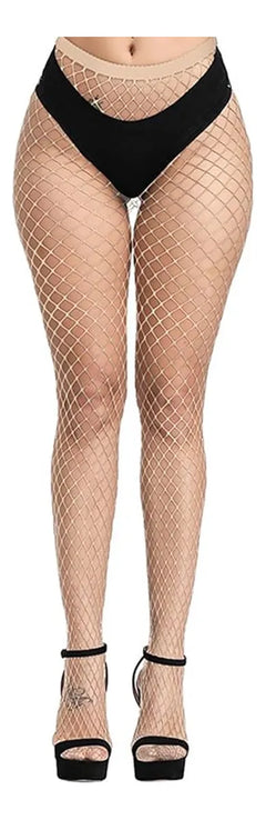 Media Malla De Red Encaje Sexy Mujer Nailon Alta Calidad 3 Piezas