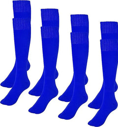 Calceta Futbol Soccer Larga Colores Medias De Deporte 4pares