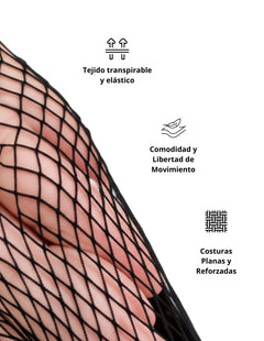 Pantimedias Medias Red Para Niñas Eventos Fiesta Disfraz
