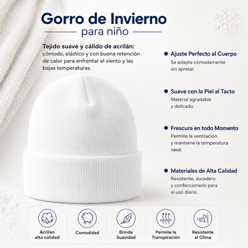 Gorro De Invierno Niño by Don Calcetín