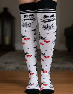 Calceta Larga Medieta Jack Araña Corazón