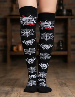 Calceta Larga Medieta Araña Craneo